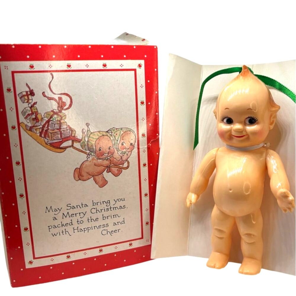 VTG 1986 Jesco Kewpie Kard, Kewpie Doll Christmas Card Collectible - RARE